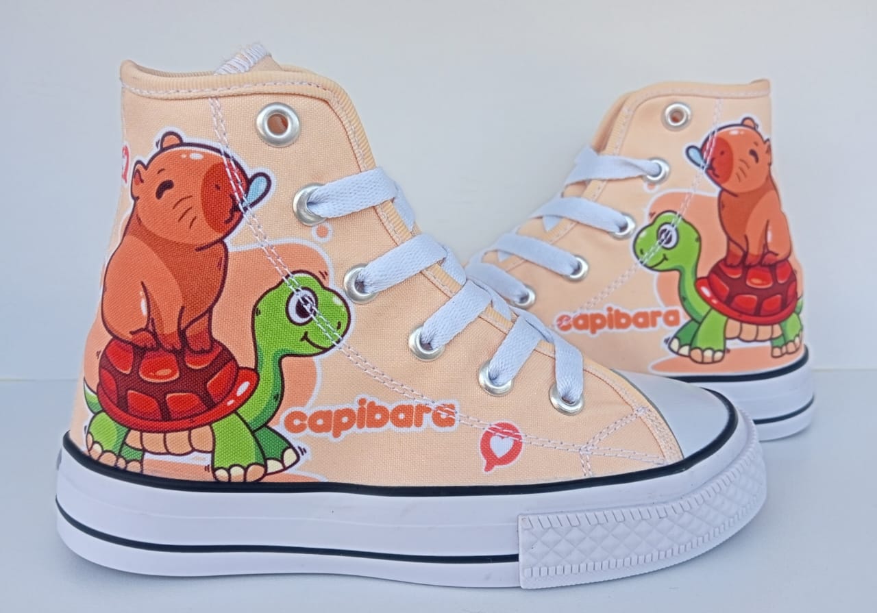 Bota estampado Capybara para niñas y niños  cómodos